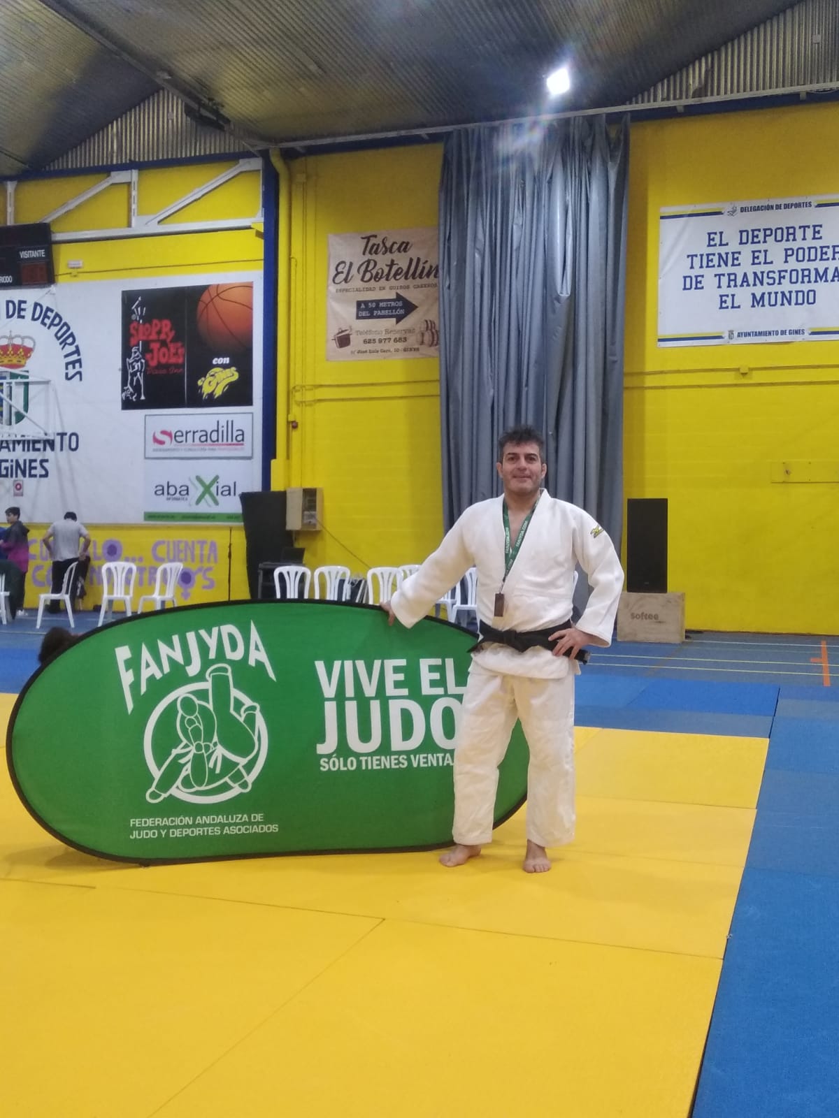 Bronce en la Copa de Espa&ntilde;a de Judo Veteranos. Sevilla 01-02-20